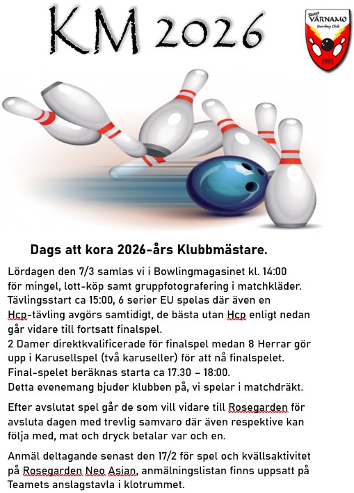 Inbjudan KM 2026